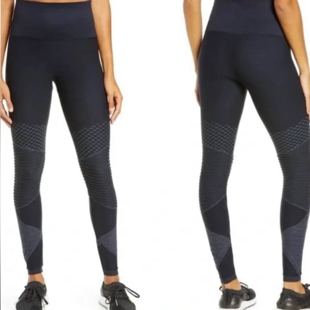 Spanx seamless moto leggings
